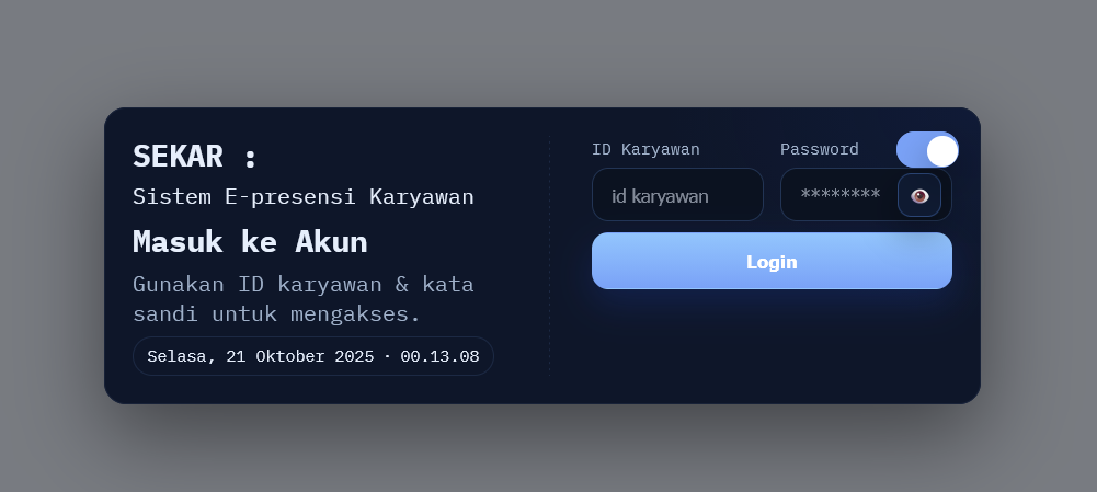 SEKAR - Sistem E-presensi Karyawan